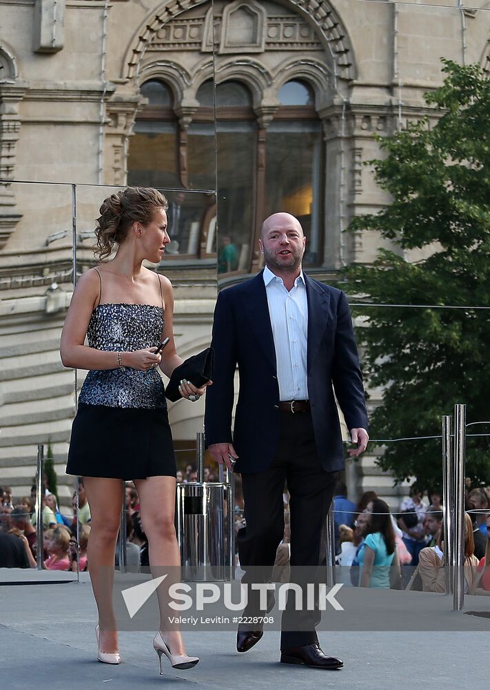 Dior fashion show on Red Square