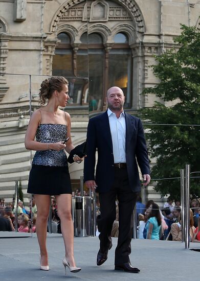 Dior fashion show on Red Square