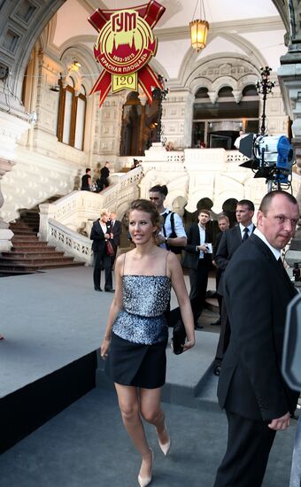 Dior fashion show on Red Square