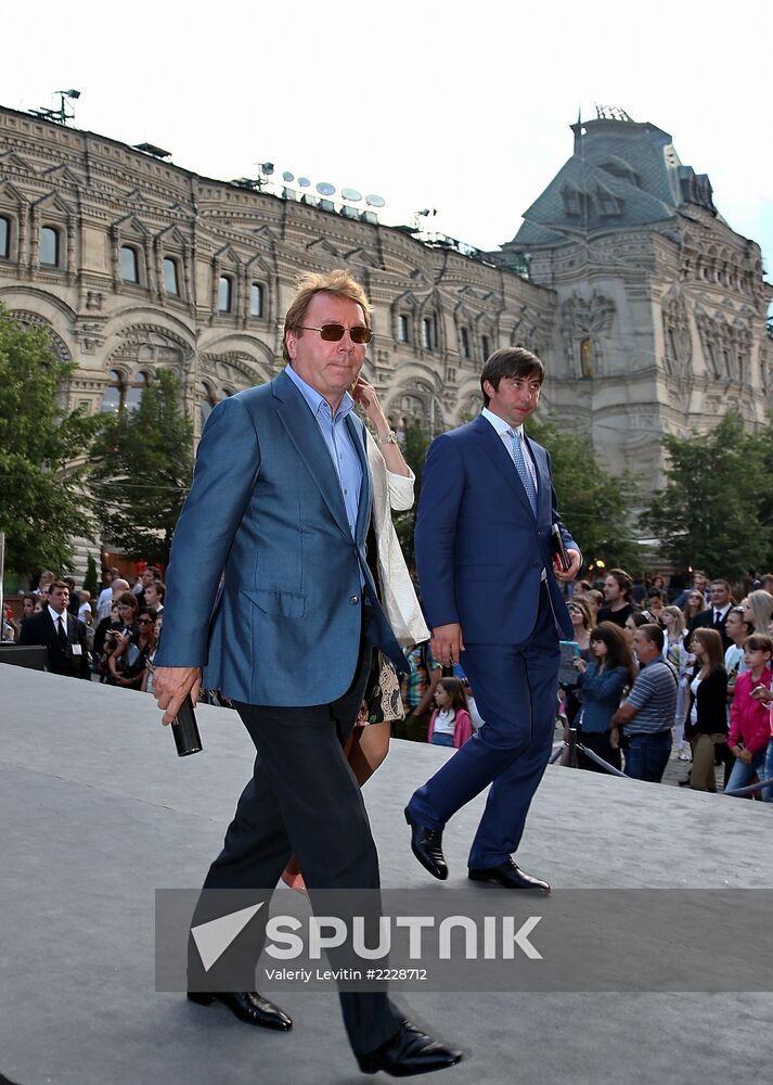 Dior fashion show on Red Square
