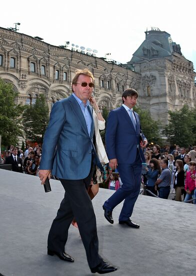 Dior fashion show on Red Square