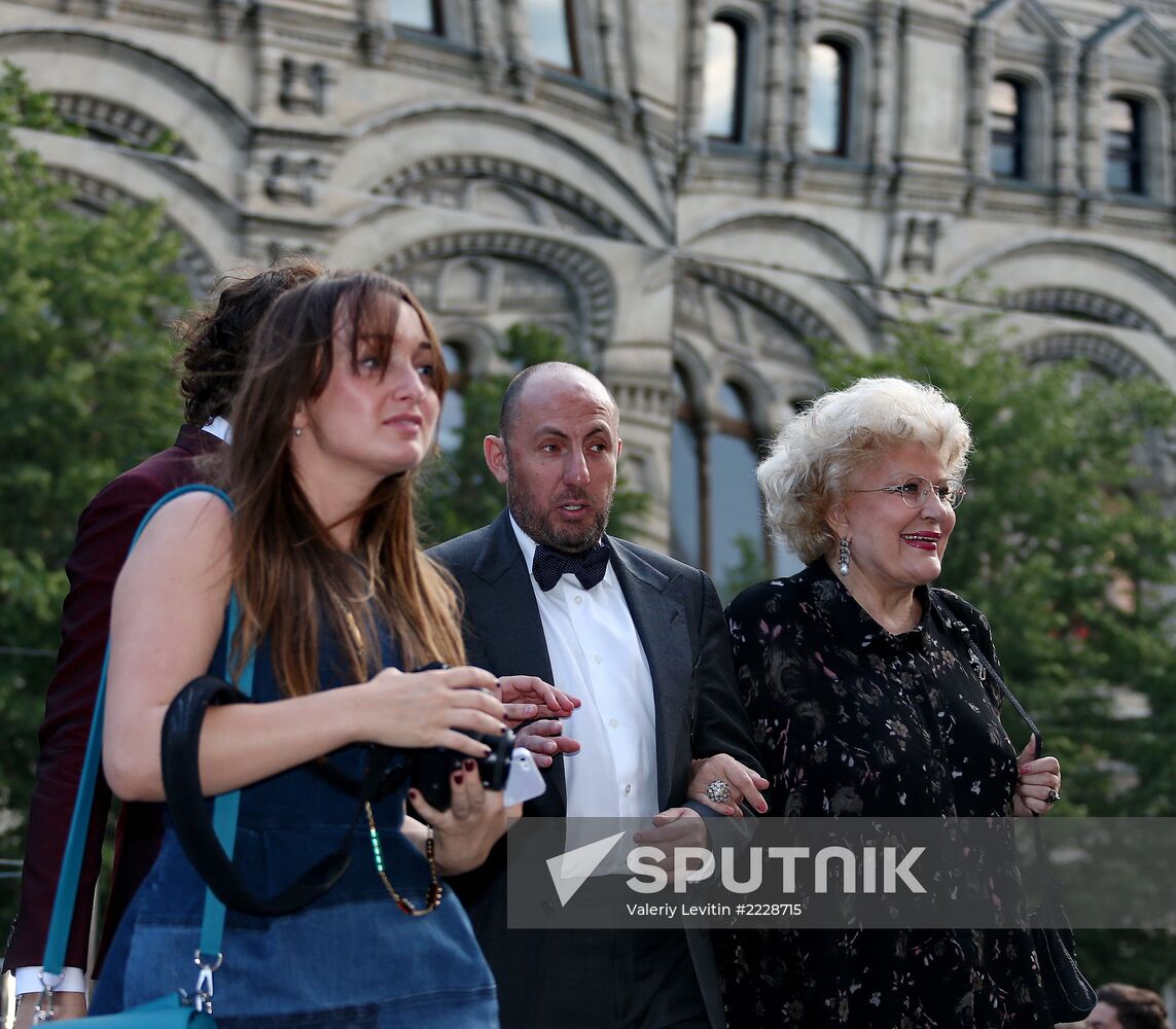 Dior fashion show on Red Square