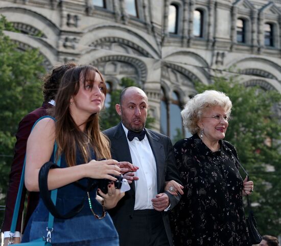 Dior fashion show on Red Square