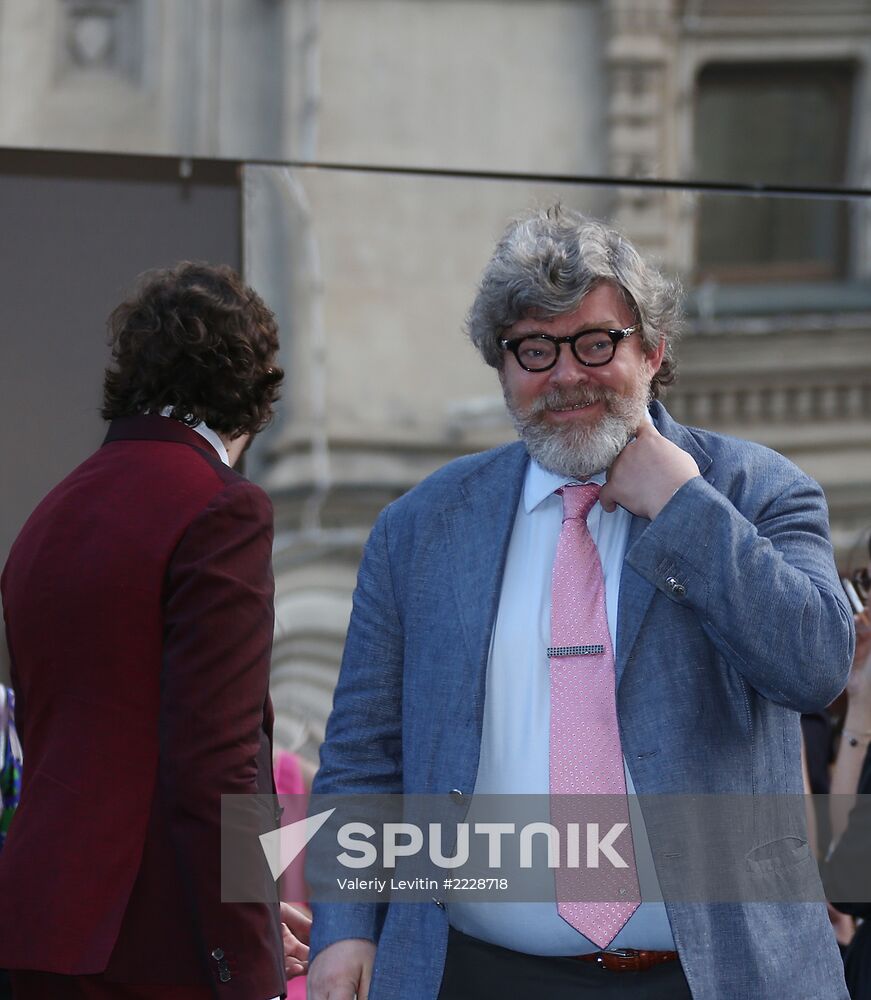 Dior fashion show on Red Square