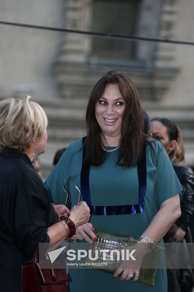 Dior fashion show on Red Square