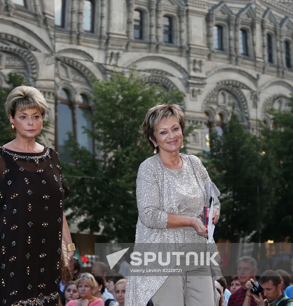 Dior fashion show on Red Square