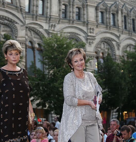 Dior fashion show on Red Square