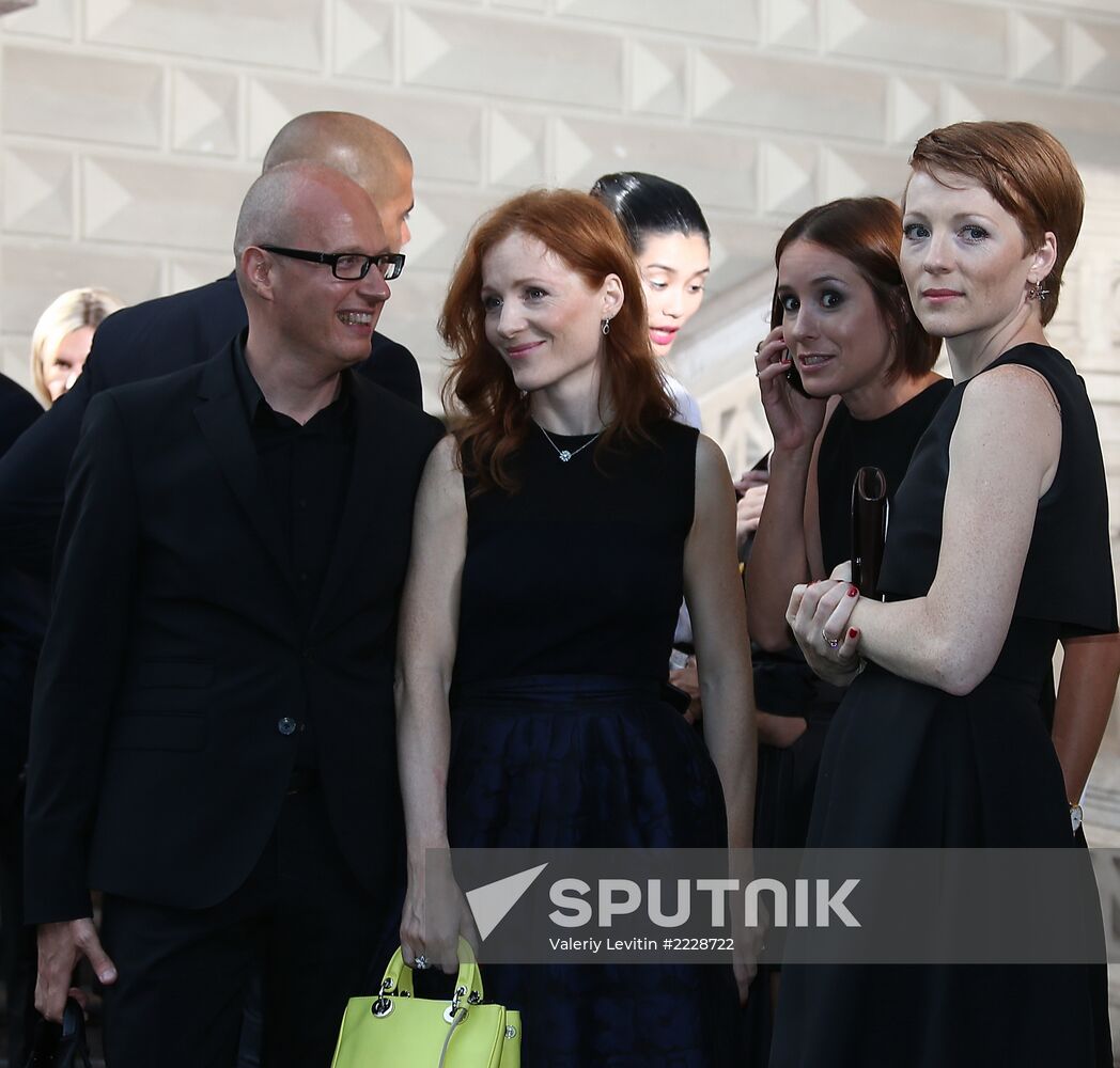 Dior fashion show on Red Square