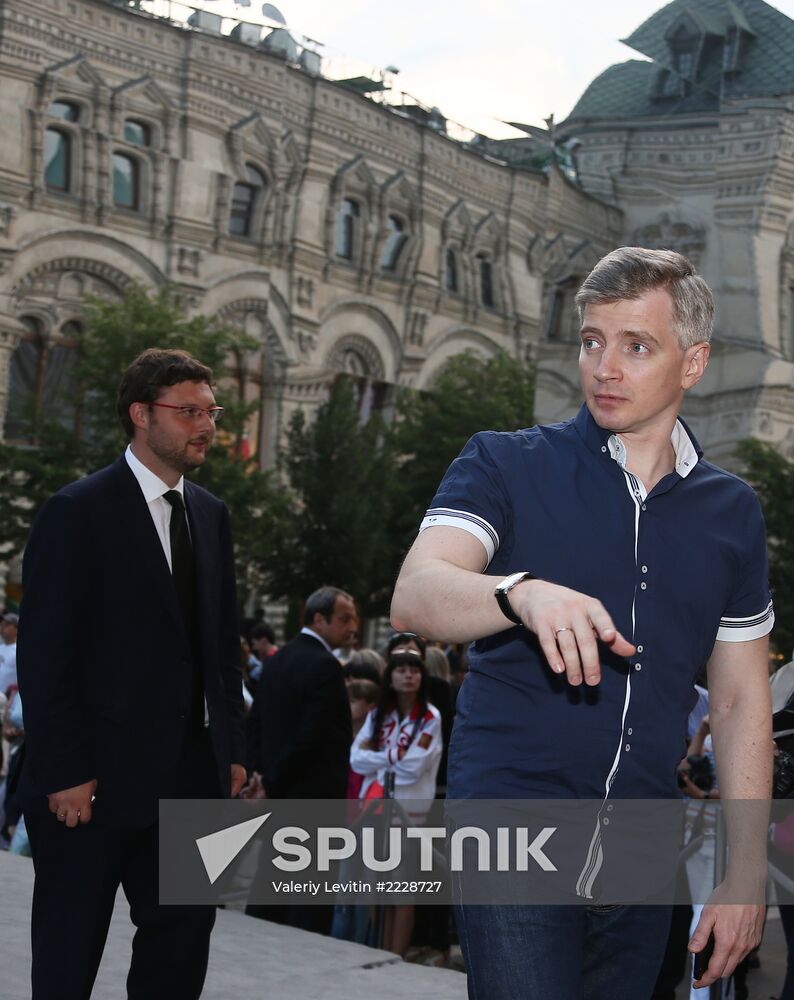Dior fashion show on Red Square