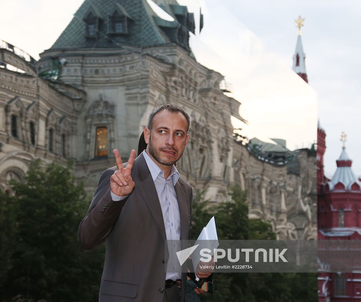 Dior fashion show on Red Square