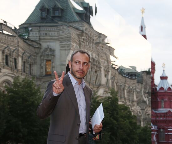 Dior fashion show on Red Square