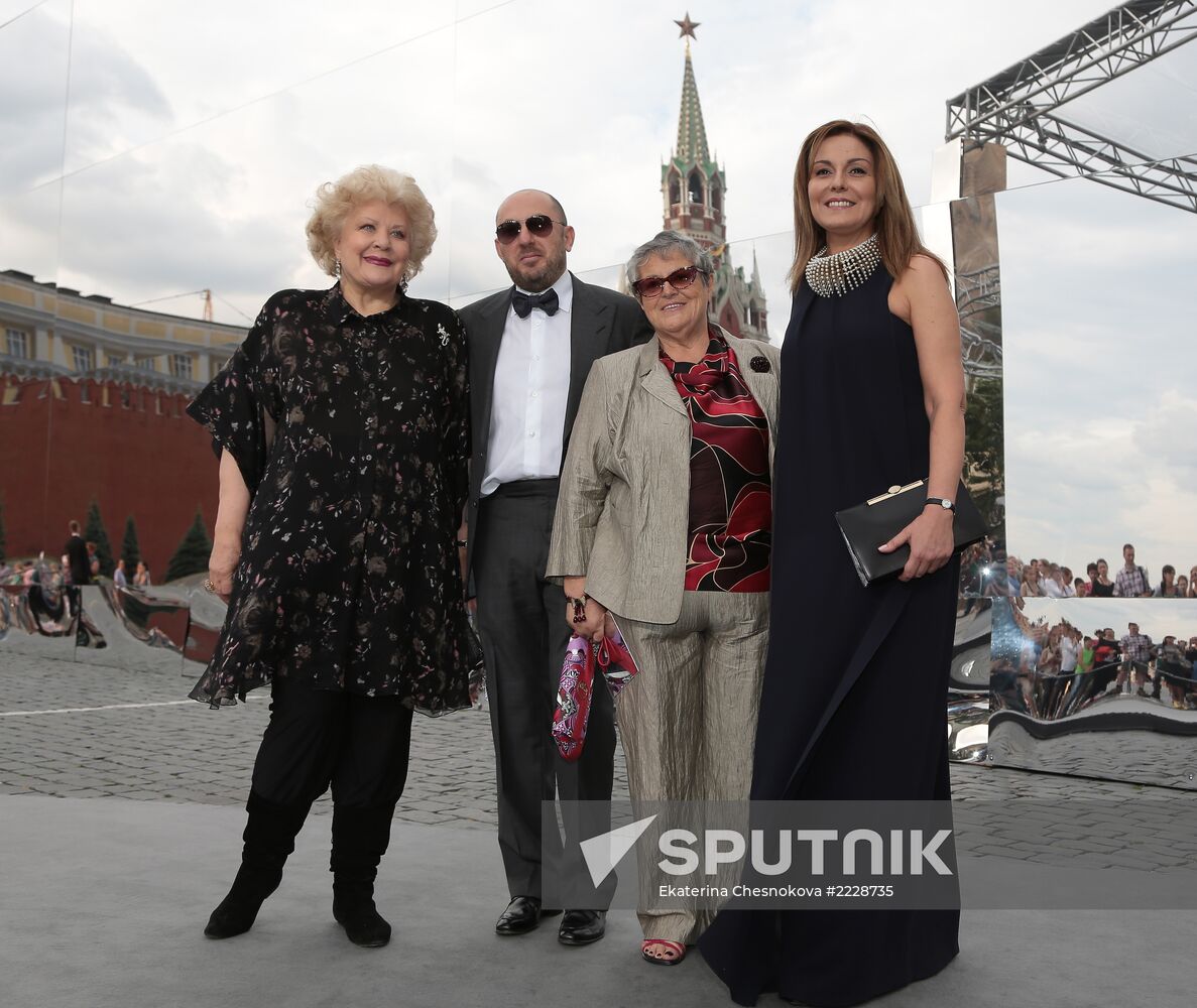 Dior fashion show on Red Square