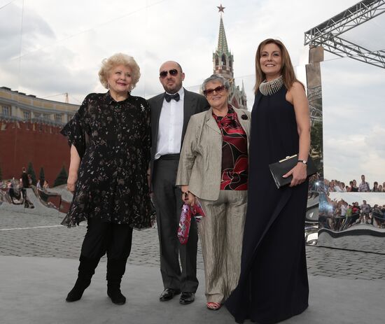 Dior fashion show on Red Square