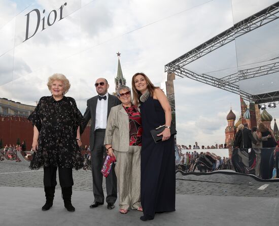 Dior fashion show on Red Square