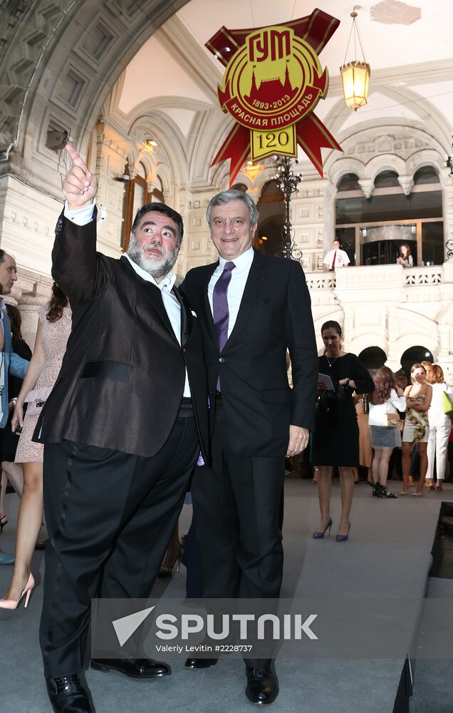 Dior fashion show on Red Square