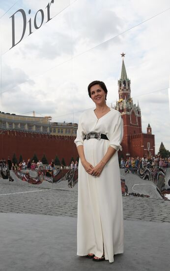 Dior fashion show on Red Square