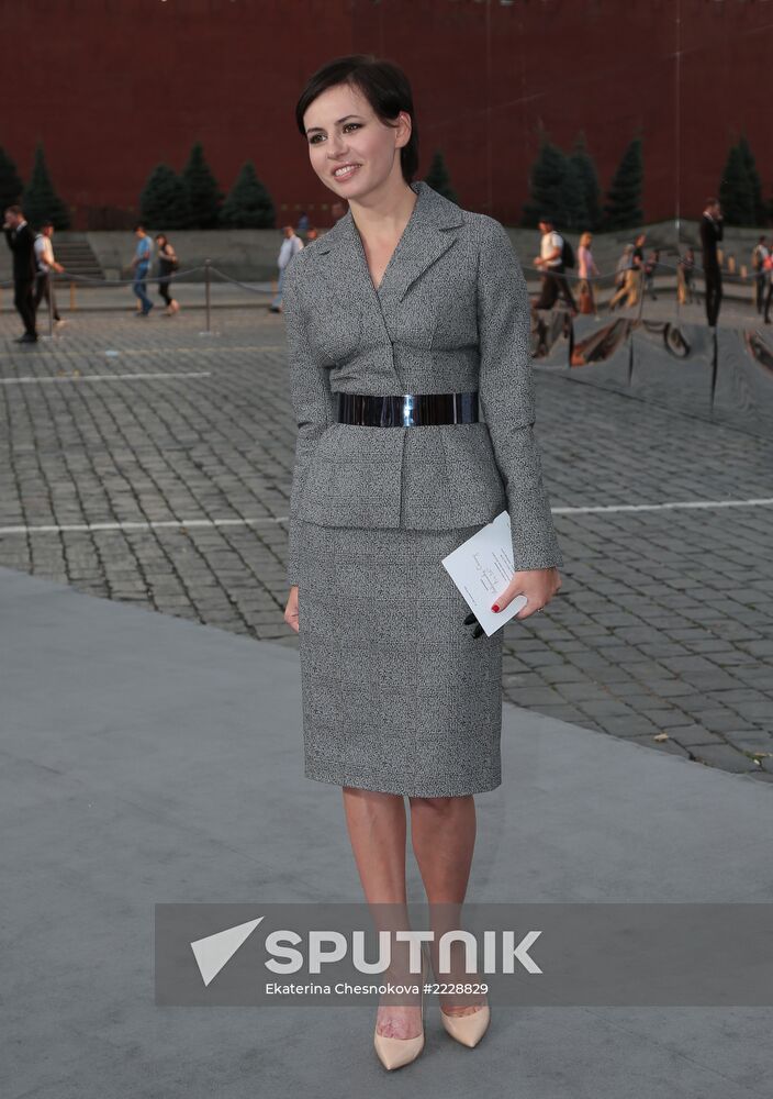 Dior fashion show on Red Square