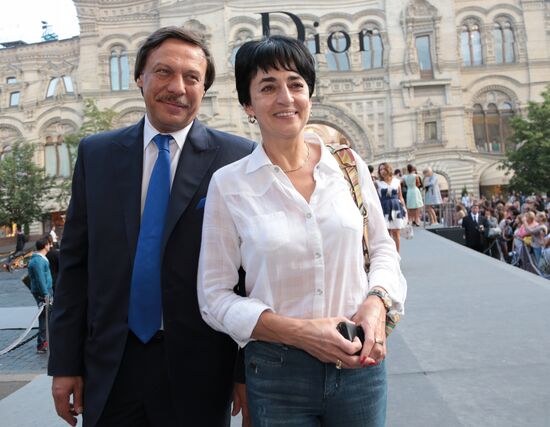 Dior fashion show on Red Square