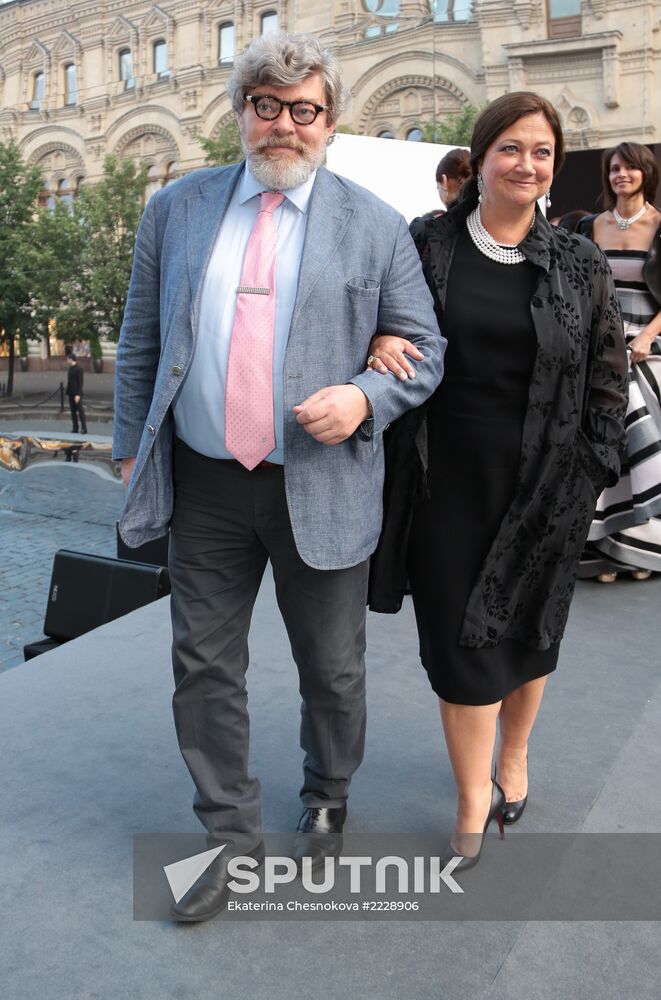 Dior fashion show on Red Square