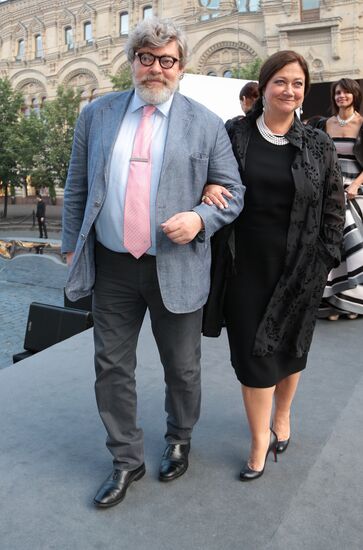 Dior fashion show on Red Square