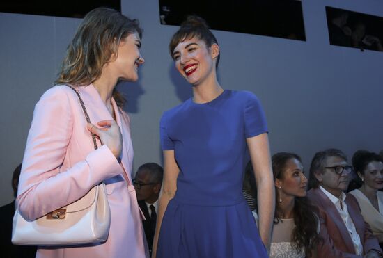 Dior fashion show on Red Square