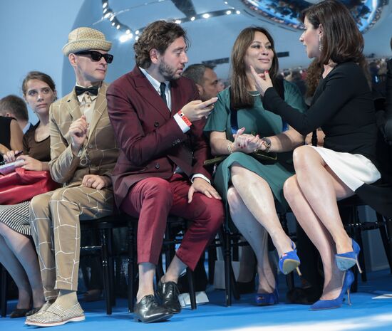 Dior fashion show on Red Square