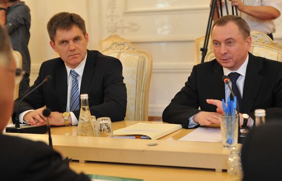 Russian, Belarus foreign ministers' meeting