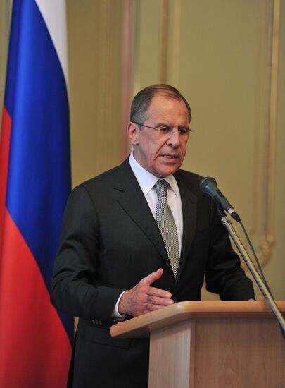 Russian, Belarus foreign ministers' meeting