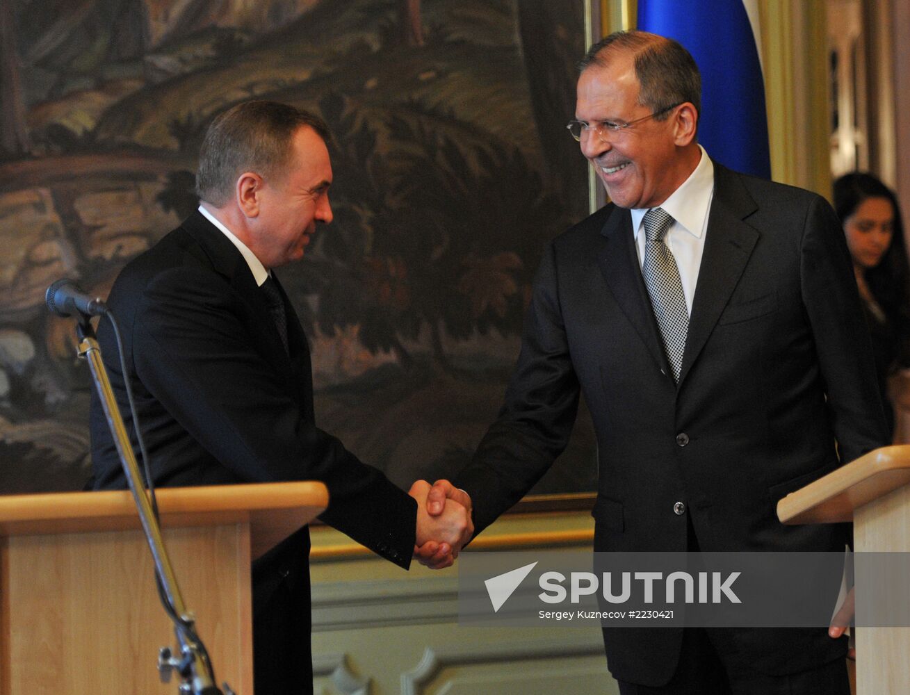 Russian, Belarus foreign ministers' meeting