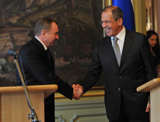 Russian, Belarus foreign ministers' meeting