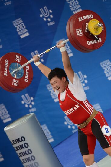 2013 Universiade. Day Five. Weightlifting