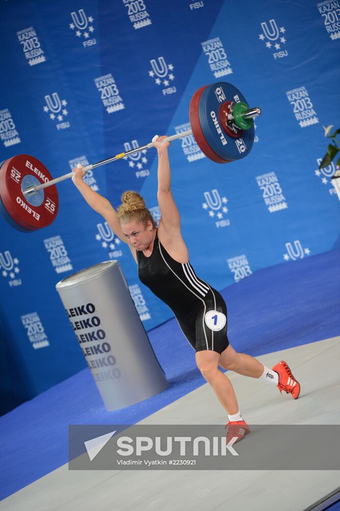 2013 Universiade. Day Five. Weightlifting