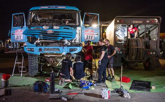 Motorsports. Silk Way Rally. Third stage