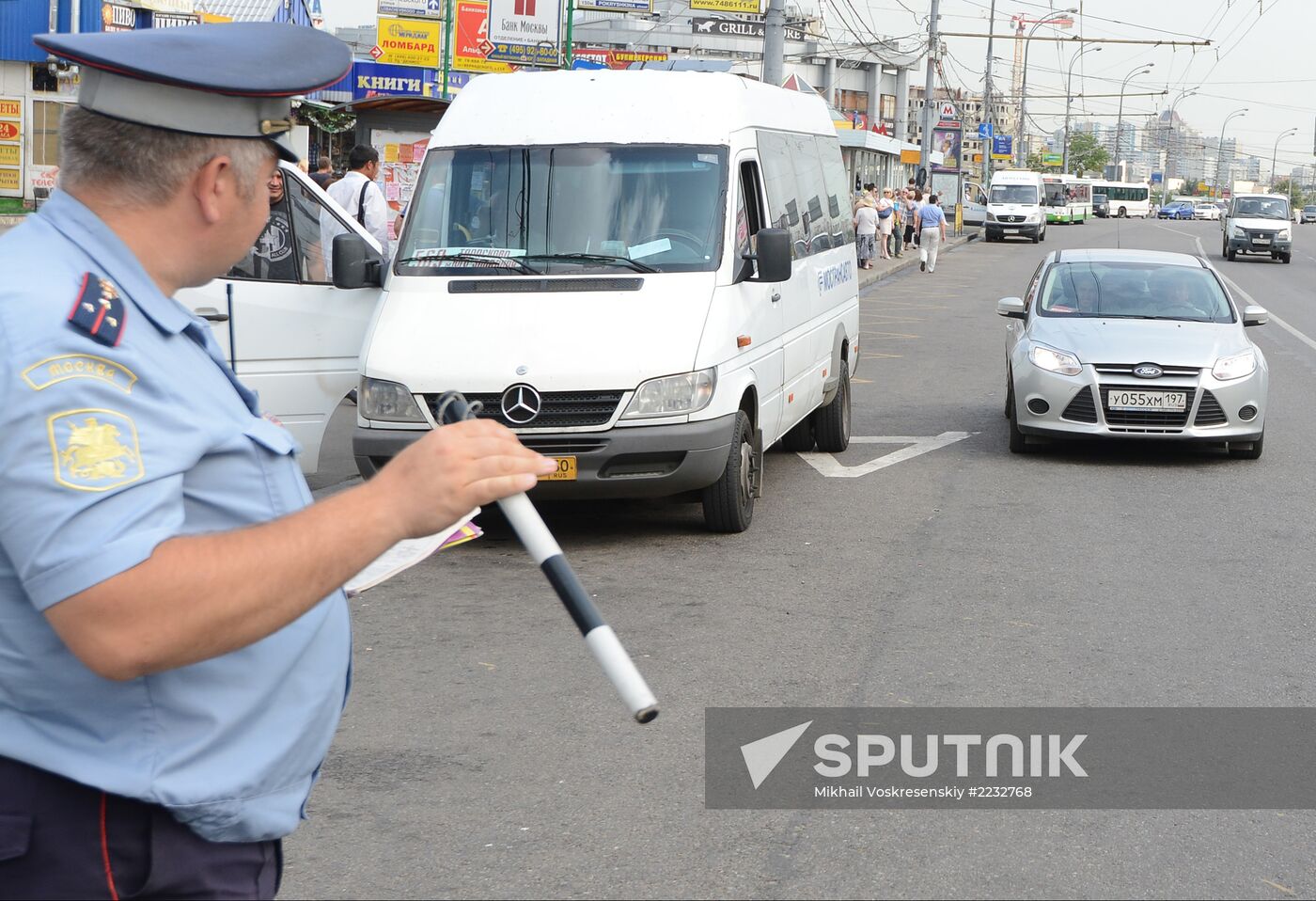 Bus lane violations recorded by police