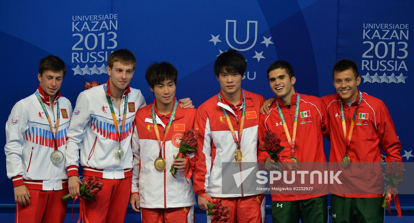 2013 Universiade. Day Six. Synchronized diving. Men. Finals.