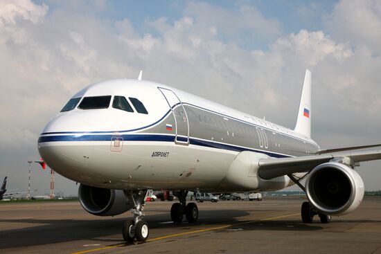 Aeroflot liners' jubilee decoration