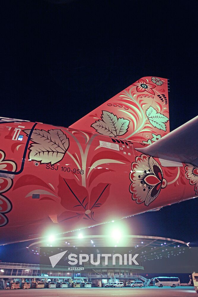 Aeroflot liners' jubilee decoration