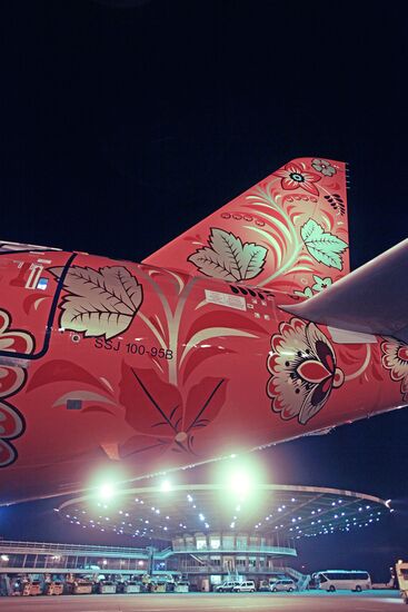 Aeroflot liners' jubilee decoration