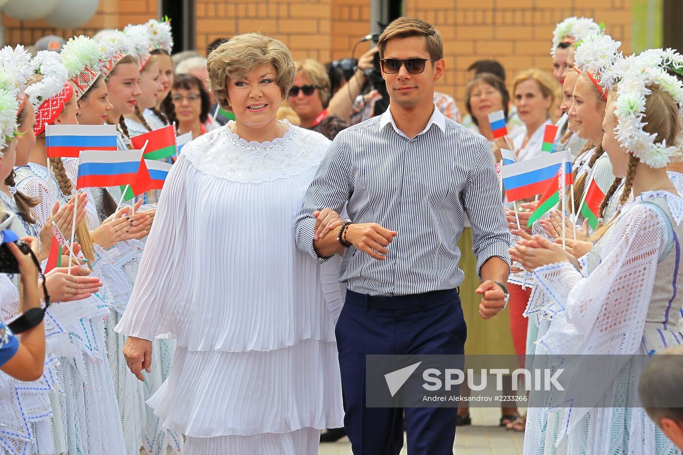 Unveiling Edita Piekha star in Vitebsk