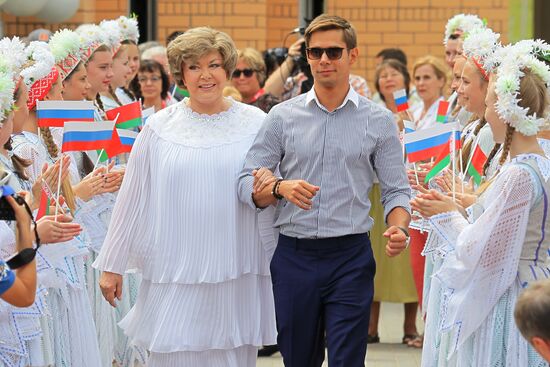 Unveiling Edita Piekha star in Vitebsk