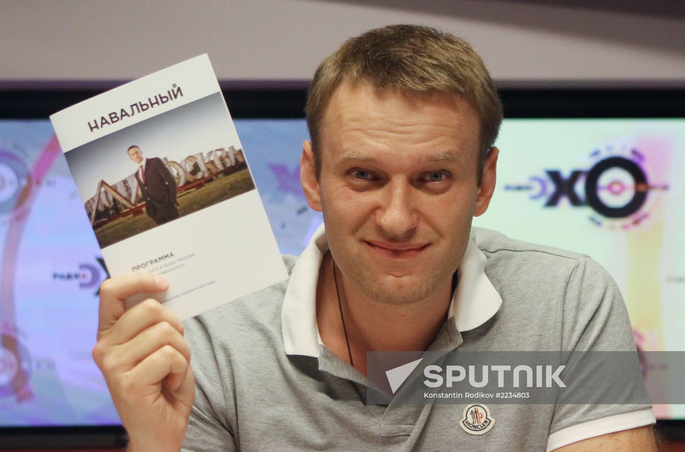 Alexei Navalny live on "Echo Moskvy" radio