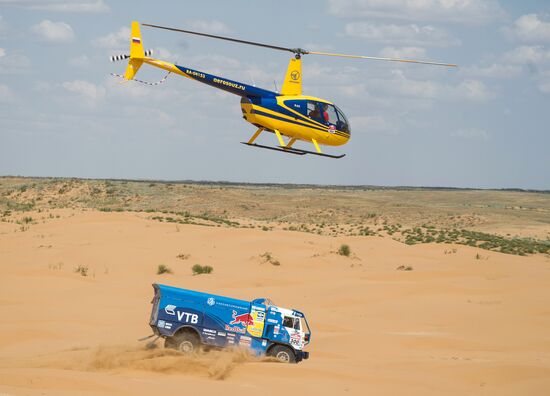 Auto sport. Silk Way Rally. Stage Four