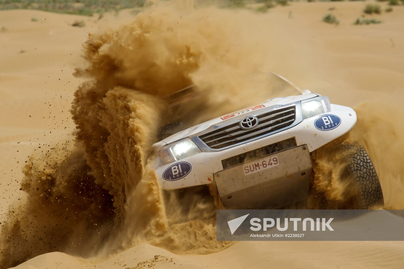 Auto sport. Silk Way Rally. Stage Four