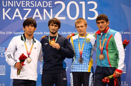 2013 Universiade. Day Seven. Freestyle wrestling
