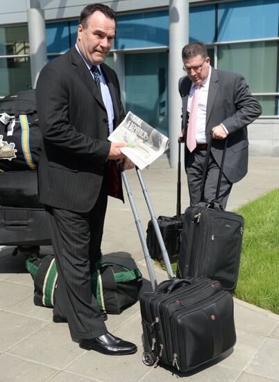 John Torchetti, new PHC CSKA head coach, arrives in Moscow
