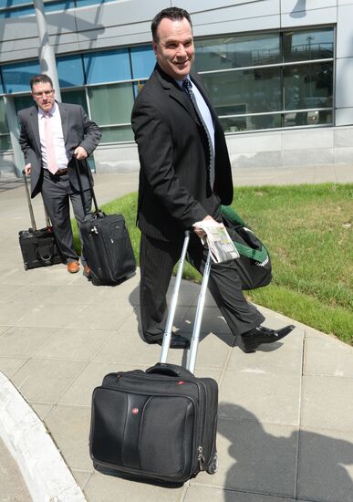 John Torchetti, new PHC CSKA head coach, arrives in Moscow