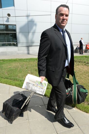 John Torchetti, new PHC CSKA head coach, arrives in Moscow