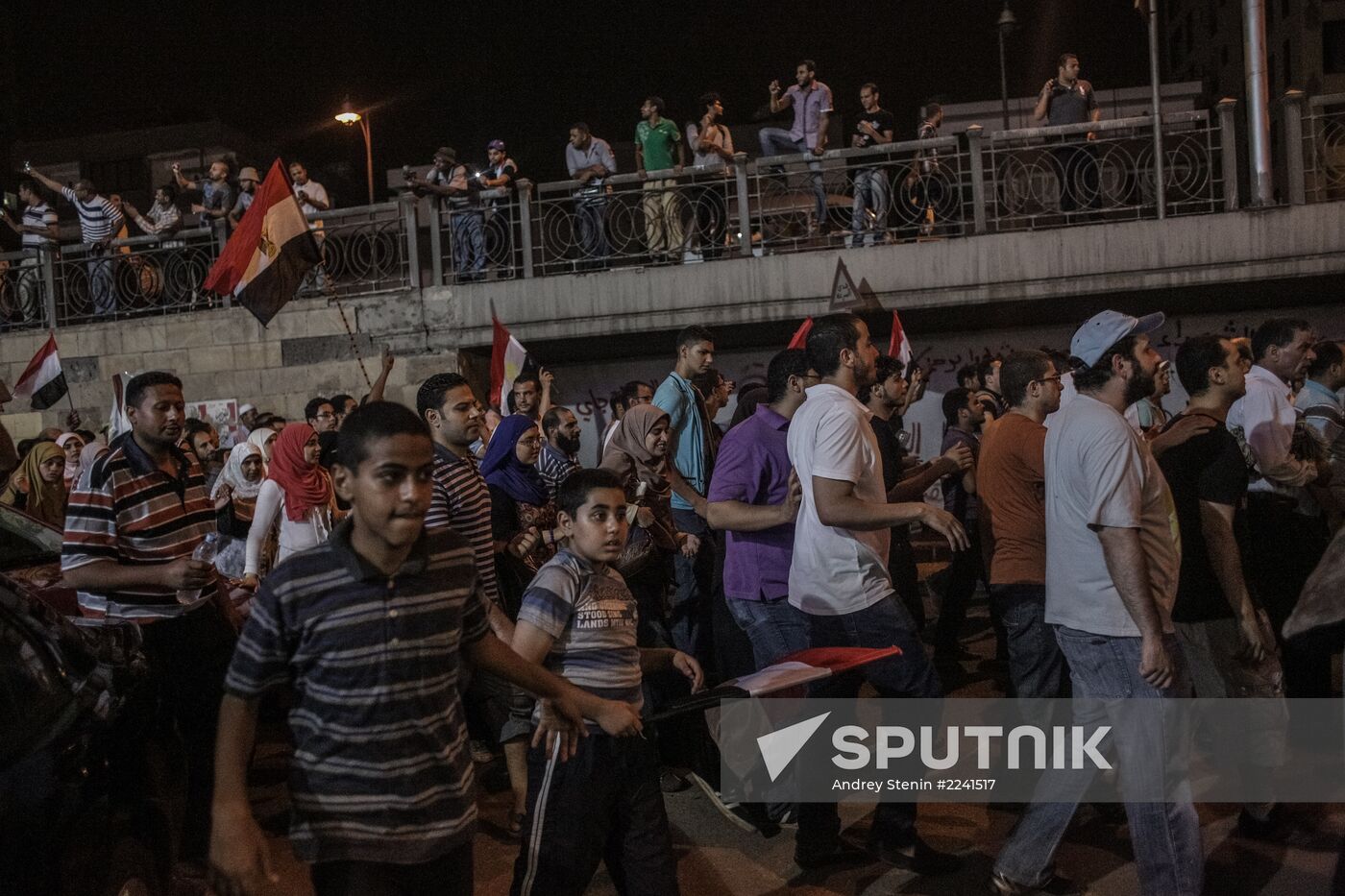 Mohammed Morsi supporters march to Presidential Palace in Cairo