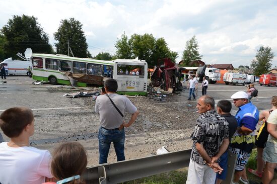 Road accident in Moscow's newly incorporated area