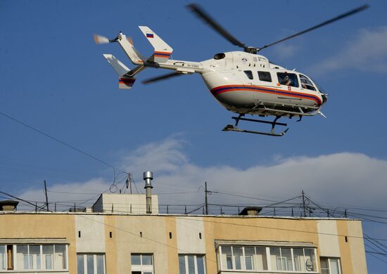 Persons injured in road accident delivered to hospital